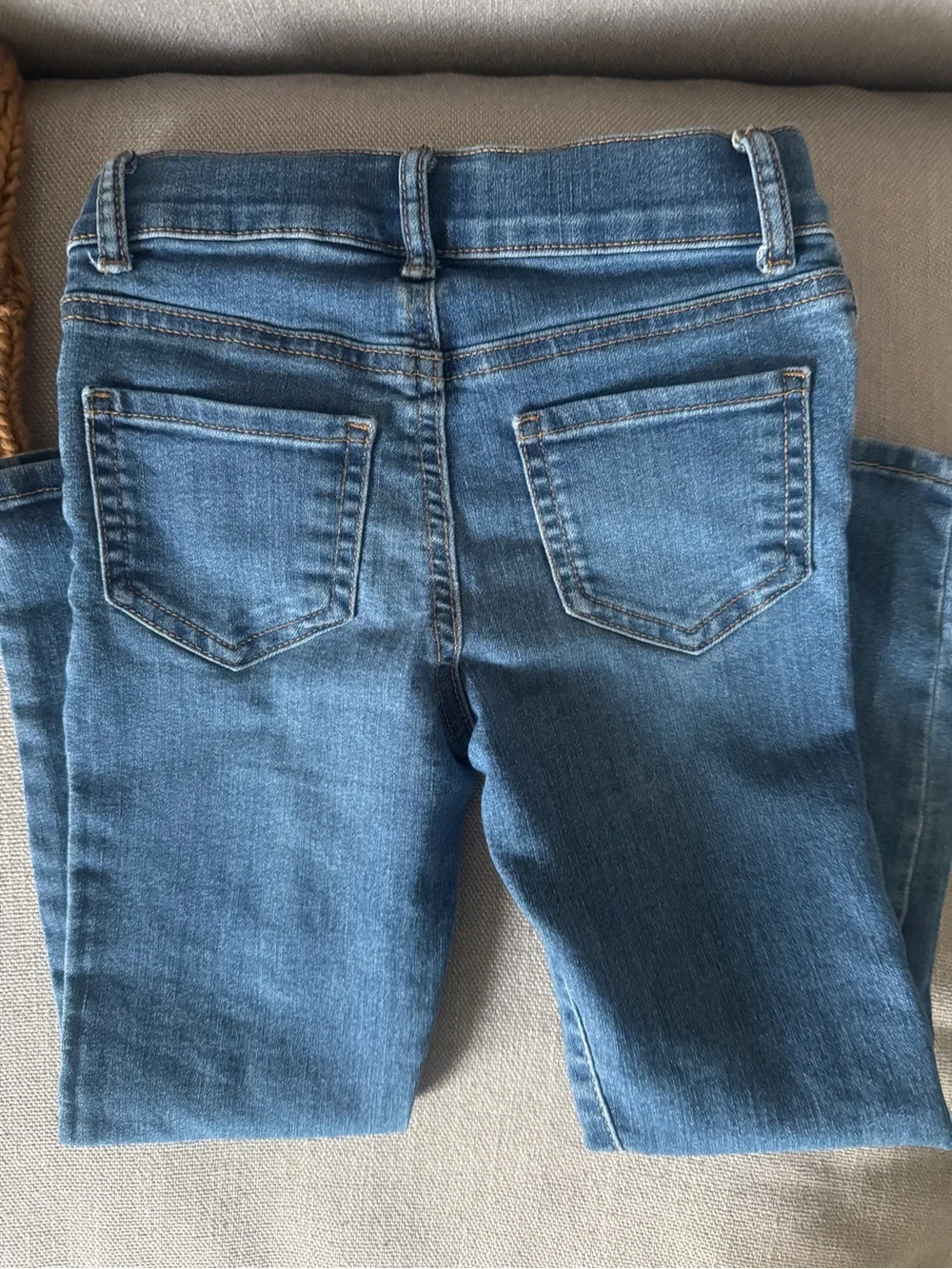 OshKosh B'gosh Girls' Blue Skinny Distressed Jeans